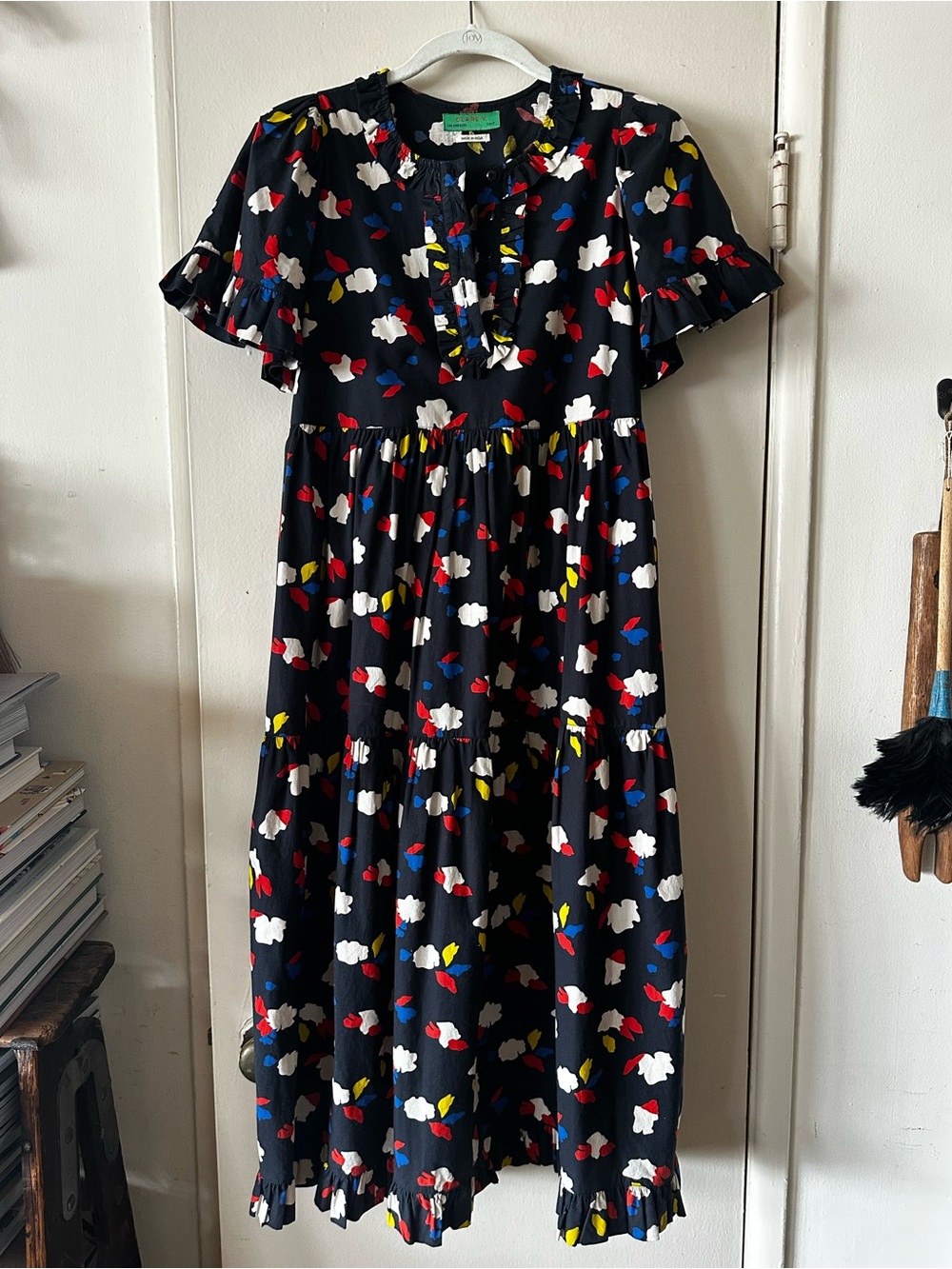 Clare V. Black Martine Dress